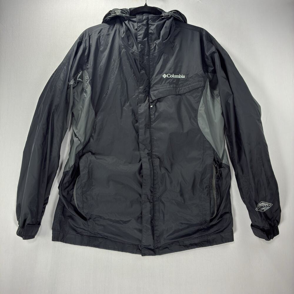 Columbia Men’s S Timber Pointe II Omni-Tech Packable Rain Jacket Black